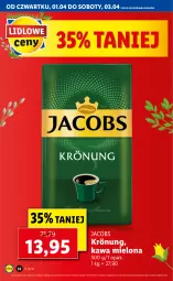 Gazetka promocyjna Lidl - GAZETKA - Gazetka - ważna od 03.04 do 03.04.2021 - strona 32 - produkty: Kawa mielona, Kawa, Jacobs Krönung, Jacobs