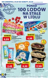 Gazetka promocyjna Lidl - GAZETKA - Gazetka - ważna od 03.04 do 03.04.2021 - strona 40 - produkty: Gry, Big Milk, Lody, Rolada, Crème brûlée, Kokos, Fa