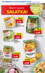 Gazetka promocyjna Lidl - GAZETKA - Gazetka - ważna od 03.04 do 03.04.2021 - strona 45 - produkty: Sałatka, Ser, Ogórki konserwowe, Kukurydza konserwowa, Sałat, Groszek, Kukurydza