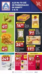 Gazetka promocyjna Aldi - Pełny katalog - Gazetka - ważna od 08.10 do 08.10.2022 - strona 1 - produkty: Kurczak, Pistacje, Sok, Mop, Gra, Prince Polo, Sokołów, Mop parowy, Parówki, Mięsne specjały, Ziemniaki, Coca-Cola, Lasagne bolognese, Lasagne, Fa