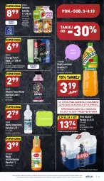 Gazetka promocyjna Aldi - Pełny katalog - Gazetka - ważna od 08.10 do 08.10.2022 - strona 21 - produkty: Piwa, Piwo, Sok, Pur, Gra, Napoje, Fortuna, Napój izotoniczny, Tymbark, Oshee, Szklanka, Kubuś, Harnaś, Napój