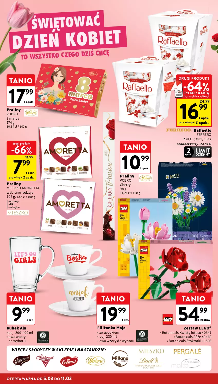 Gazetka promocyjna Intermarche - Gazetka promocyjna - ważna 05.03 do 11.03.2026 - strona 10 - produkty: Fa, Ferrero, Filiżanka, Kubek, LEGO, Praliny, Raffaello