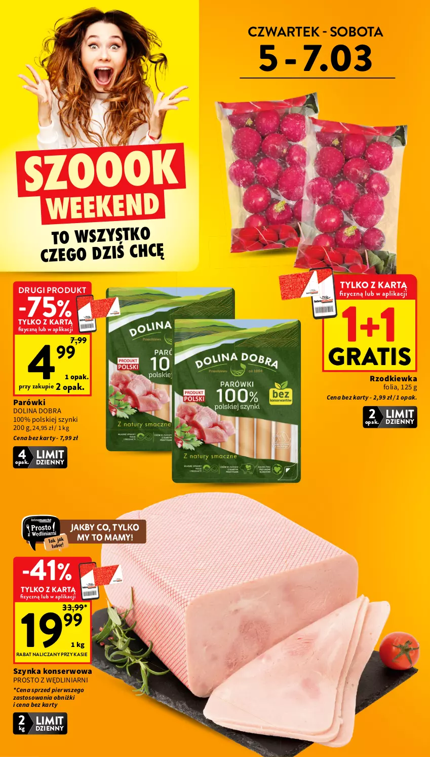 Gazetka promocyjna Intermarche - Gazetka promocyjna - ważna 05.03 do 11.03.2026 - strona 2 - produkty: Gra, Parówki, Rzodkiewka, Ser, Szynka, Szynka konserwowa