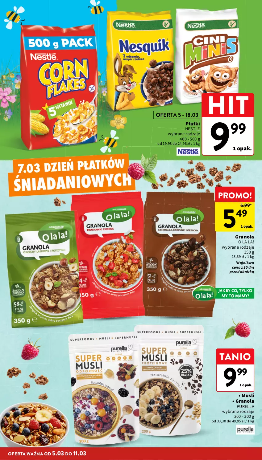 Gazetka promocyjna Intermarche - Gazetka promocyjna - ważna 05.03 do 11.03.2026 - strona 26 - produkty: Danio, Gra, Granola, Mus, Pur
