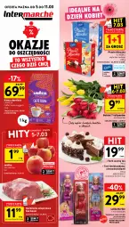Gazetka promocyjna Intermarche - Gazetka promocyjna - Gazetka - ważna od 11.03 do 11.03.2026 - strona 1 - produkty: Kawa ziarnista, Tulipan, Karkówka wieprzowa, Kawa, Barbie, Mleczko, Ptasie mleczko, Bukiet, Lavazza, E. Wedel, Lalka