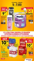 Gazetka promocyjna Intermarche - Gazetka promocyjna - Gazetka - ważna od 11.03 do 11.03.2026 - strona 5 - produkty: Piwa, Piwo, Gra, Papier, Tyskie, Warka, Ręcznik, Mola, Mars