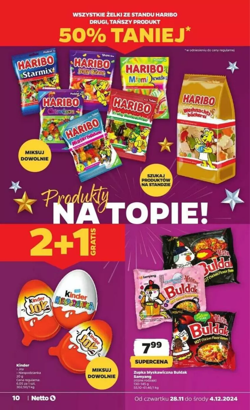 Gazetka promocyjna Netto - ważna 28.11 do 04.12.2024 - strona 2 - produkty: Haribo, Kinder