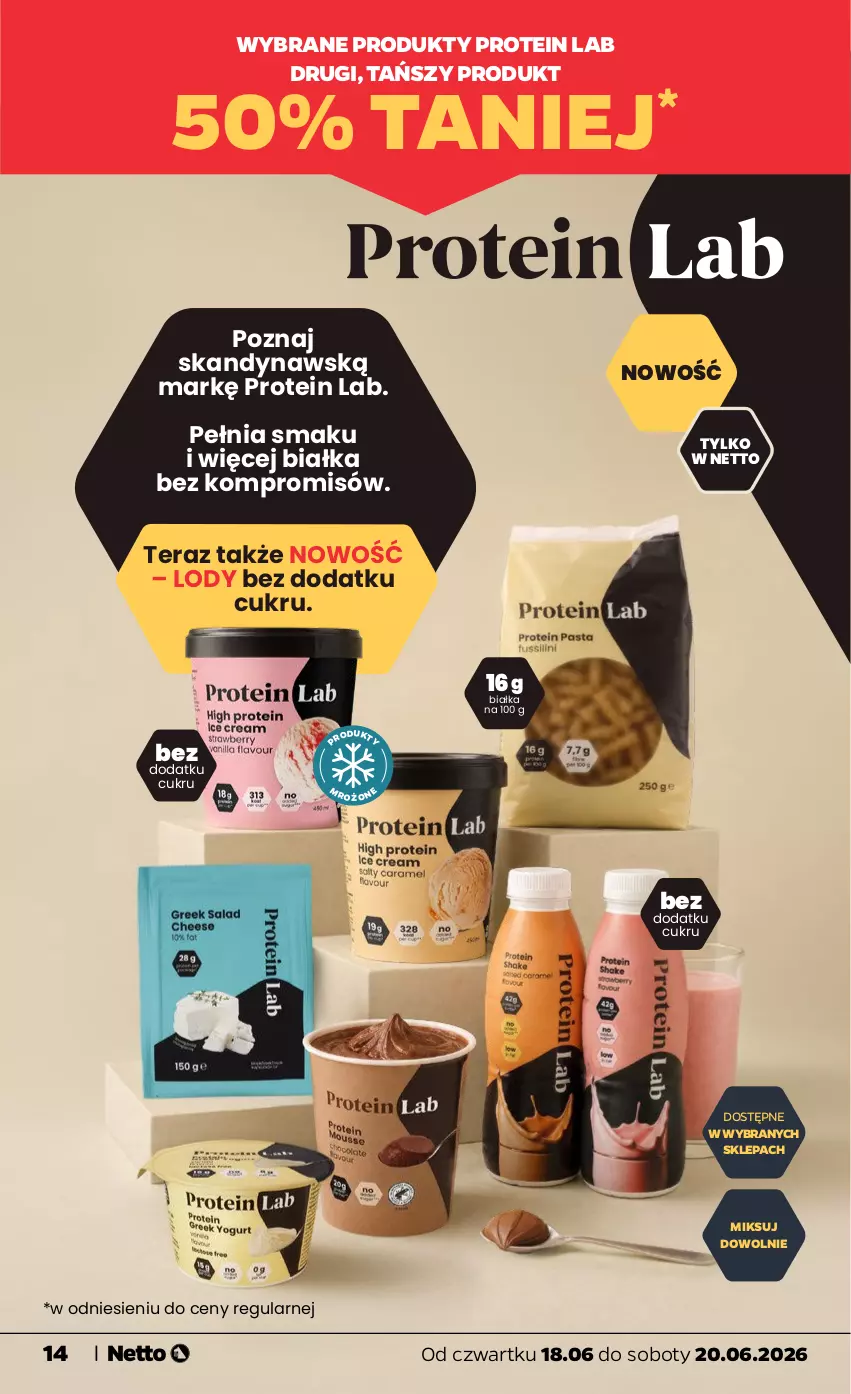 Gazetka promocyjna Netto - Od Czwartku - ważna 18.06 do 20.06.2026 - strona 14 - produkty: Lody, Tera