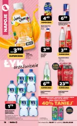 Gazetka promocyjna Netto - Od Czwartku - Gazetka - ważna od 20.06 do 20.06.2026 - strona 18 - produkty: Nałęczowianka, Sok, Napój energetyczny, Red Bull, Coca-Cola, Napoje, Oranżada, Hellena, Napój gazowany, Limonka, Woda mineralna, Woda, Napój, Mięta, Nestea, Hortex