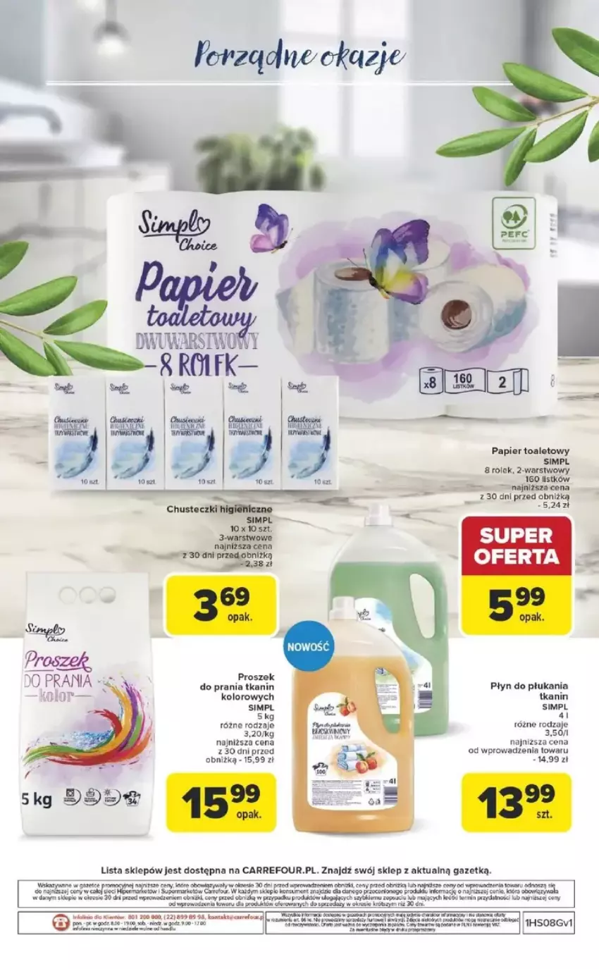 Gazetka promocyjna Carrefour - ważna 17.02 do 01.03.2025 - strona 10 - produkty: Papier, Papier toaletowy, Płyn do płukania