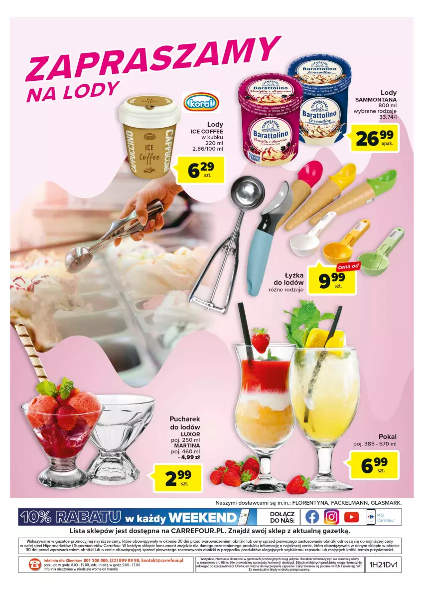 Gazetka promocyjna Carrefour - Gazetka Dla lodowych wyjadaczy - ważna 23.05 do 03.06.2023 - strona 12 - produkty: Fa, Lody, Taca