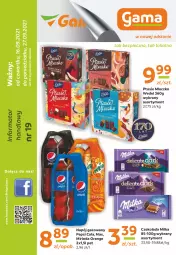 Gazetka promocyjna Gama - Gazetka Gama - Gazetka - ważna od 27.09 do 27.09.2021 - strona 1 - produkty: Piec, Mirinda, O nas, Pepsi, Mleczko, Czekolada, Napój gazowany, Ptasie mleczko, Napój, Milka, Fa