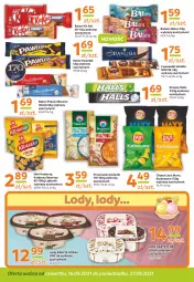 Gazetka promocyjna Gama - Gazetka Gama - Gazetka - ważna od 27.09 do 27.09.2021 - strona 6 - produkty: Kit Kat, Lajkonik, Ba!, Chipsy, Carte d'Or, Wawel, Lody, Mleczko, Przysnacki, Ptasie mleczko, Baton, Halls, Krakersy