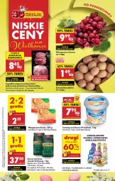 Gazetka promocyjna Biedronka - Od Poniedziałku - Gazetka - ważna od 05.04 do 05.04.2025 - strona 1 - produkty: Ser, Twaróg, Kawa ziarnista, Kawa, Kret, Ziemniaki, Margaryna, Winogrona, Jacobs, Wino, Kasia