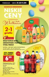 Gazetka promocyjna Biedronka - Od Poniedziałku - Gazetka - ważna od 05.04 do 05.04.2025 - strona 16 - produkty: Sok, Por, Gra, Coca-Cola, Napój gazowany, Smoothie, Fanta, Sprite, Napój, Fa