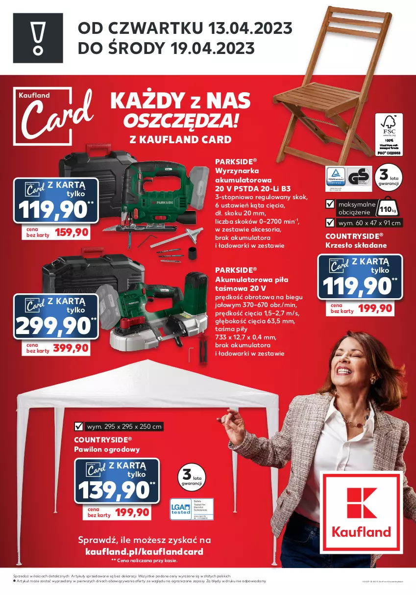 Gazetka promocyjna Kaufland - ZAPOWIEDŹ NASTĘPNEJ OFERTY - ważna 05.04 do 12.04.2023 - strona 2 - produkty: Akumulator, Gra, Krzesło, Krzesło składane, Parkside, Top, Wyrzynarka