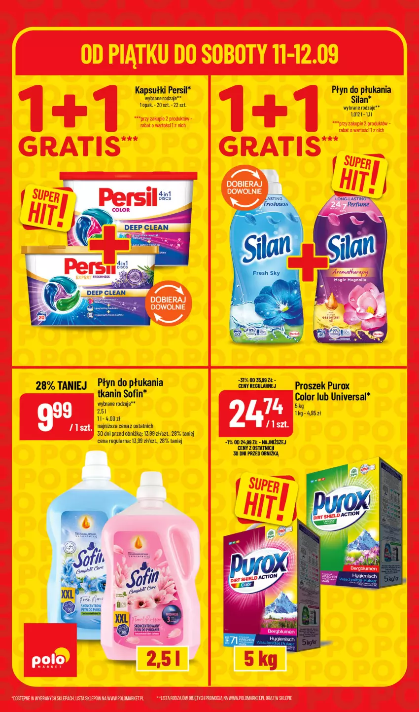 Gazetka promocyjna PoloMarket - Katalog Superhity - ważna 10.09 do 12.09.2026 - strona 4 - produkty: Jaja, Persil, Płyn do płukania, Pur, Silan