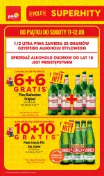 Gazetka promocyjna PoloMarket - Katalog Superhity - Gazetka - ważna od 12.09 do 12.09.2026 - strona 1 - produkty: Piwa, Piwo, Ser, Gin, Gra