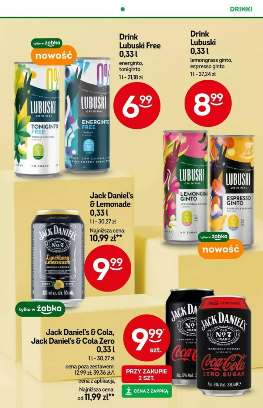 Gazetka promocyjna Żabka - ważna 30.04 do 28.05.2024 - strona 11 - produkty: Gin, Gra, Jack Daniel's