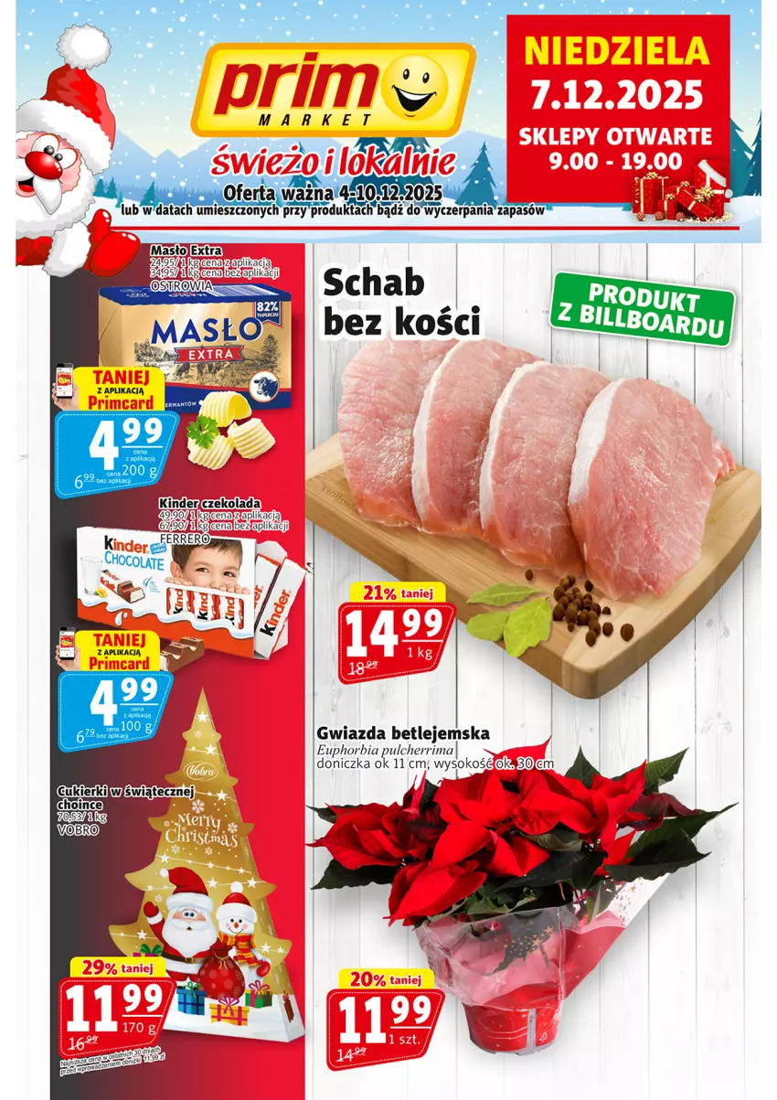 Gazetka promocyjna Prim Market - ważna 04.12 do 10.12.2025 - strona 1 - produkty: Cukier, Cukierki, Gwiazda, Sok
