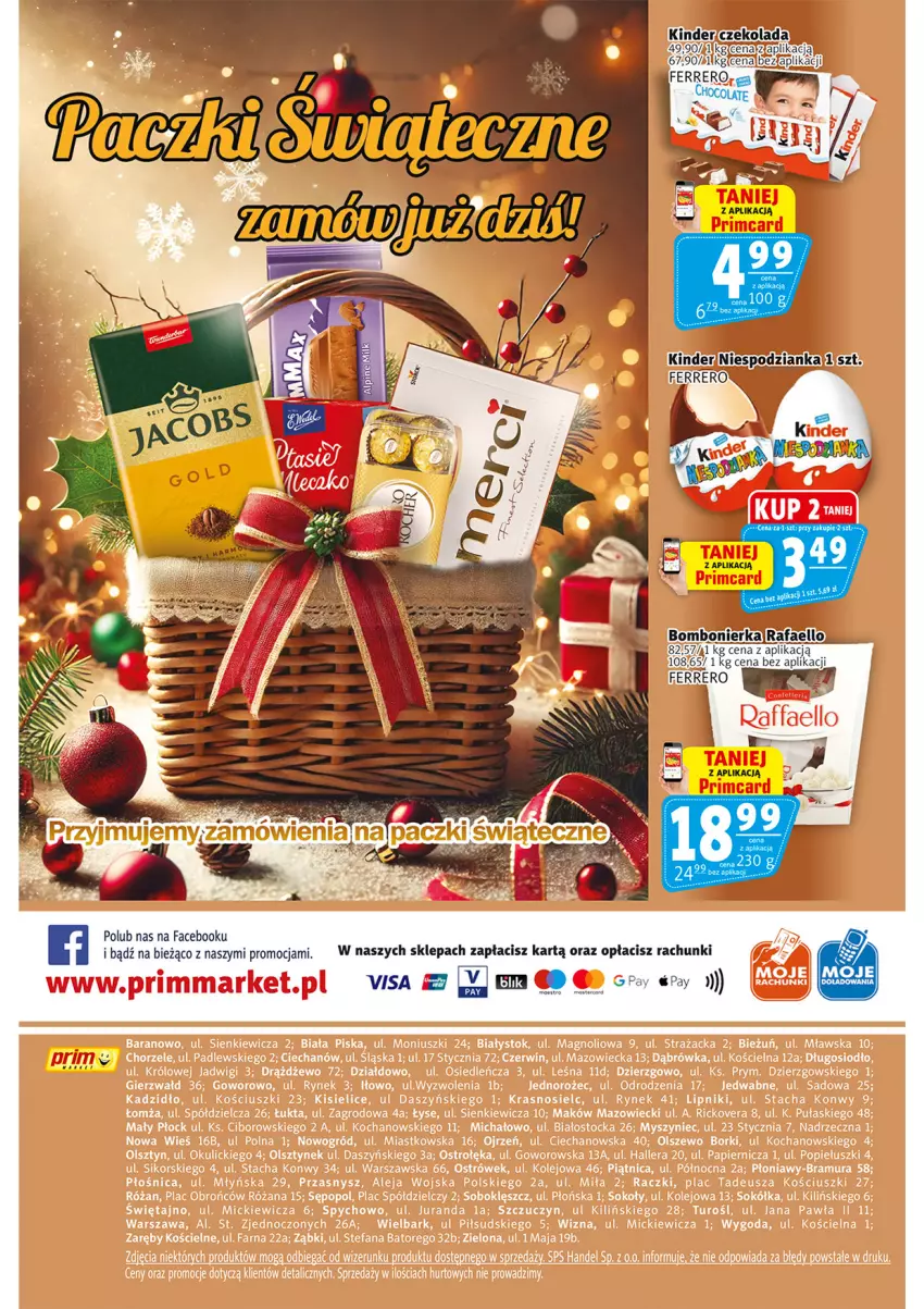 Gazetka promocyjna Prim Market - ważna 04.12 do 10.12.2025 - strona 16 - produkty: Fa, Ferrero, Kinder