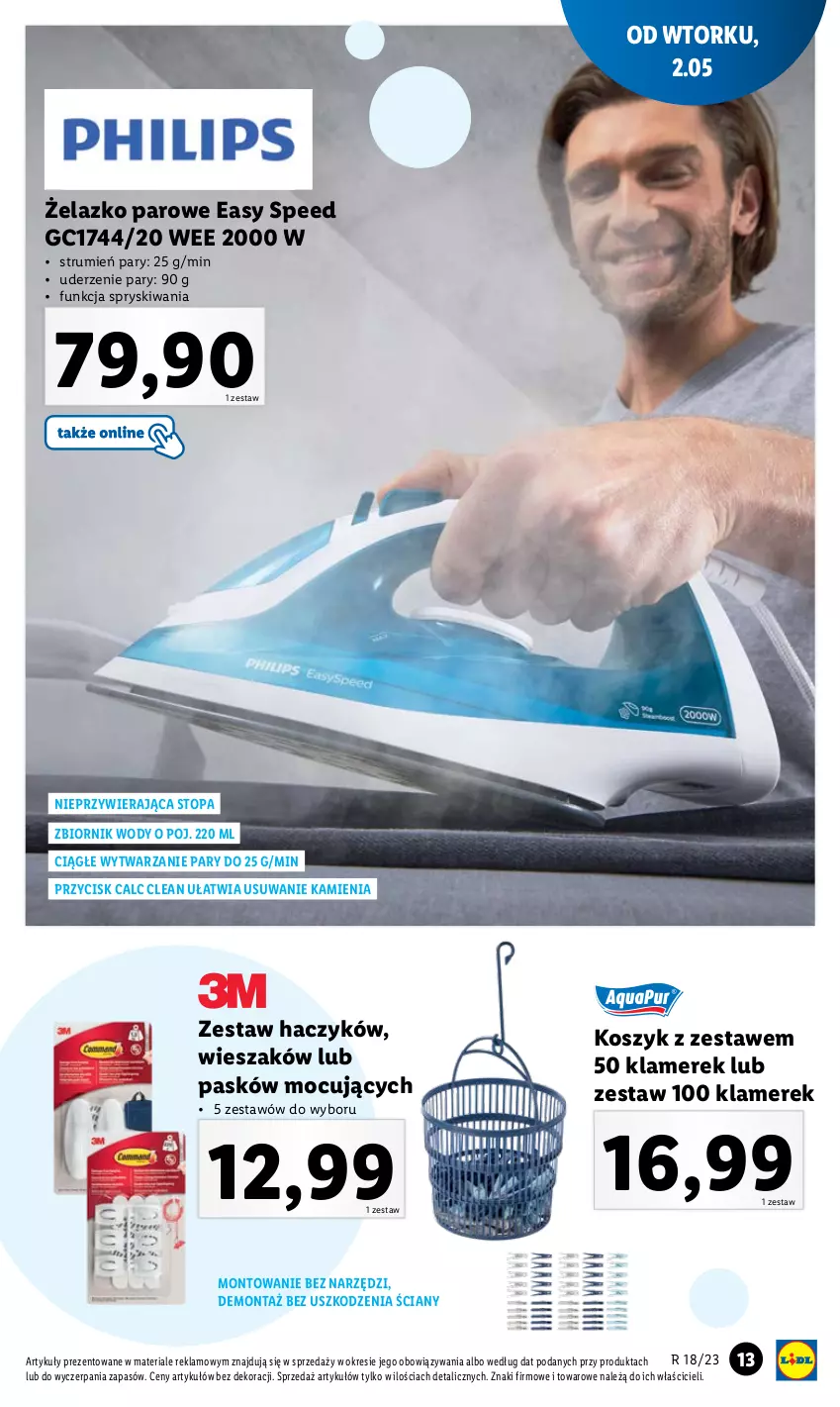 Gazetka promocyjna Lidl - GAZETKA - ważna 02.05 do 06.05.2023 - strona 17 - produkty: Haczyk, Kosz, Rum, Top, Wieszak