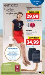 Gazetka promocyjna Lidl - GAZETKA - Gazetka - ważna od 06.05 do 06.05.2023 - strona 5 - produkty: Spódnica, Gra, Granat, T-shirt