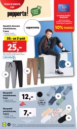 Gazetka promocyjna Lidl - GAZETKA - Gazetka - ważna od 06.05 do 06.05.2023 - strona 50 - produkty: Sok, Karp, Skarpetki, Dres, Obuwie, Dzieci, Spodnie, Spodnie dresowe