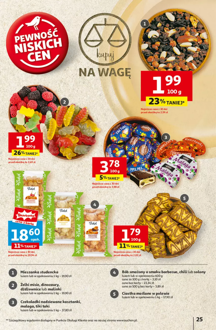 Gazetka promocyjna Auchan - Pewność Niskich Cen Hipermarket - ważna 27.02 do 05.03.2025 - strona 27 - produkty: Ciastka, Dinozaur, Mieszanka studencka