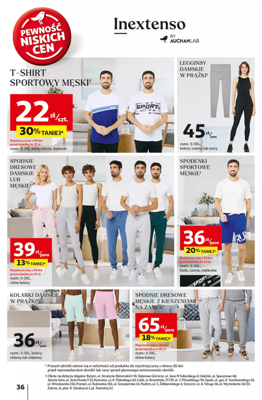 Gazetka promocyjna Auchan - Pewność Niskich Cen Hipermarket - ważna 27.02 do 05.03.2025 - strona 44 - produkty: Acer, Cars, Dres, Gin, Legginsy, Por, Sos, Spodnie, Spodnie dresowe, Sport