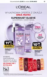 Gazetka promocyjna Netto - Artykuły spożywcze - Gazetka - ważna od 27.05 do 27.05.2023 - strona 17 - produkty: Elseve, L’Oréal, Szampon, Odżywka