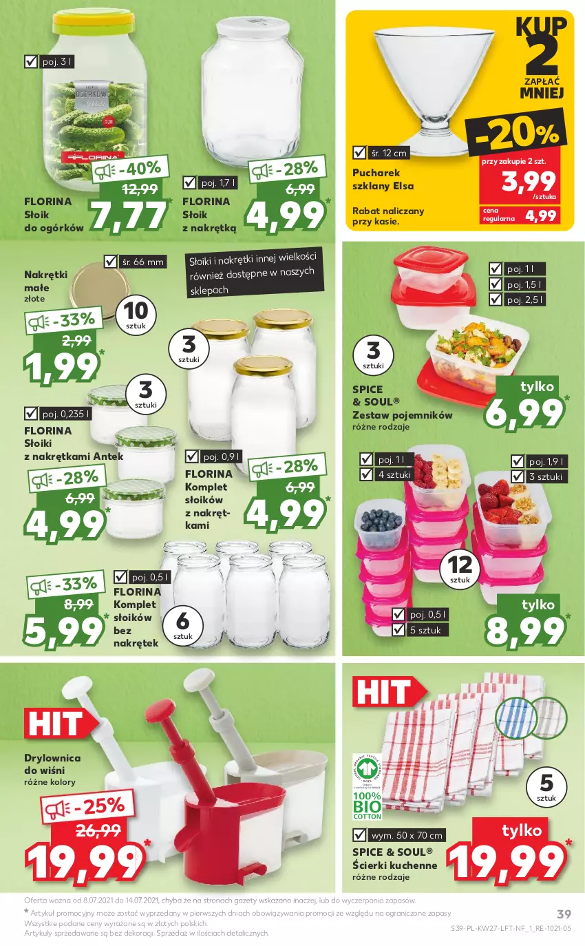 Gazetka promocyjna Kaufland - OFERTA TYGODNIA - ważna 08.07 do 14.07.2021 - strona 39 - produkty: Gra, Pojemnik