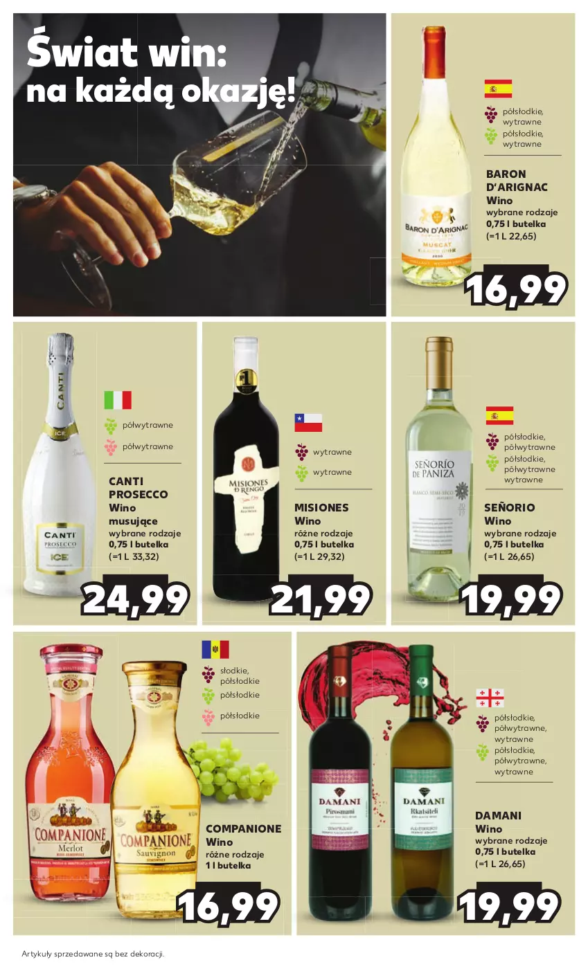 Gazetka promocyjna Kaufland - Barek Kauflandu - ważna 08.02 do 21.02.2024 - strona 9 - produkty: AniOne, Mus, Prosecco, Wino, Wino musujące