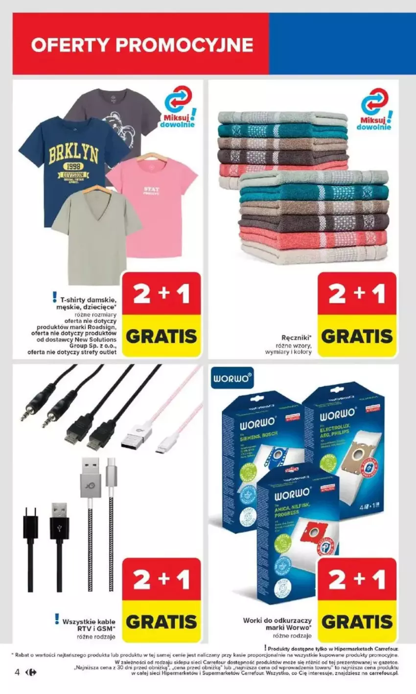 Gazetka promocyjna Carrefour - ważna 10.02 do 15.02.2025 - strona 34 - produkty: Dzieci, Gra, Odkurzacz, Por, Ręcznik, T-shirt, Wagi