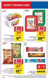 Gazetka promocyjna Carrefour - Gazetka - ważna od 15.02 do 15.02.2025 - strona 12 - produkty: Ser, Por, Gra, Chipsy, Rolmlecz, Tarta, Serek homogenizowany, Lion, Serek, Baton, Lorenz, Tartare
