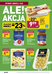 Gazetka promocyjna Aldi - Gazetka - ważna od 08.05 do 08.05.2021 - strona 14 - produkty: Tortelloni, Makaron, Warzywa, Sos, Ser, Gorgonzola, Gnocchi, Prosciutto, Ricotta, Tera, Lasagne bolognese, Lasagne, Sos do makaronu, Grill, Pomidory, Pomidory krojone, Szpinak