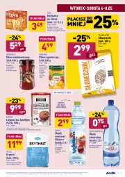 Gazetka promocyjna Aldi - Gazetka - ważna od 08.05 do 08.05.2021 - strona 9 - produkty: Sok, Gra, Truskawki, Jagody, Cytryny, Jeżyny, Ananas, Chia, Tera, Dżem, Loyd, Maliny, Woda mineralna, Kubuś, Cappuccino, Woda, Mango, Napój, Herbapol, Jabłka, Fa