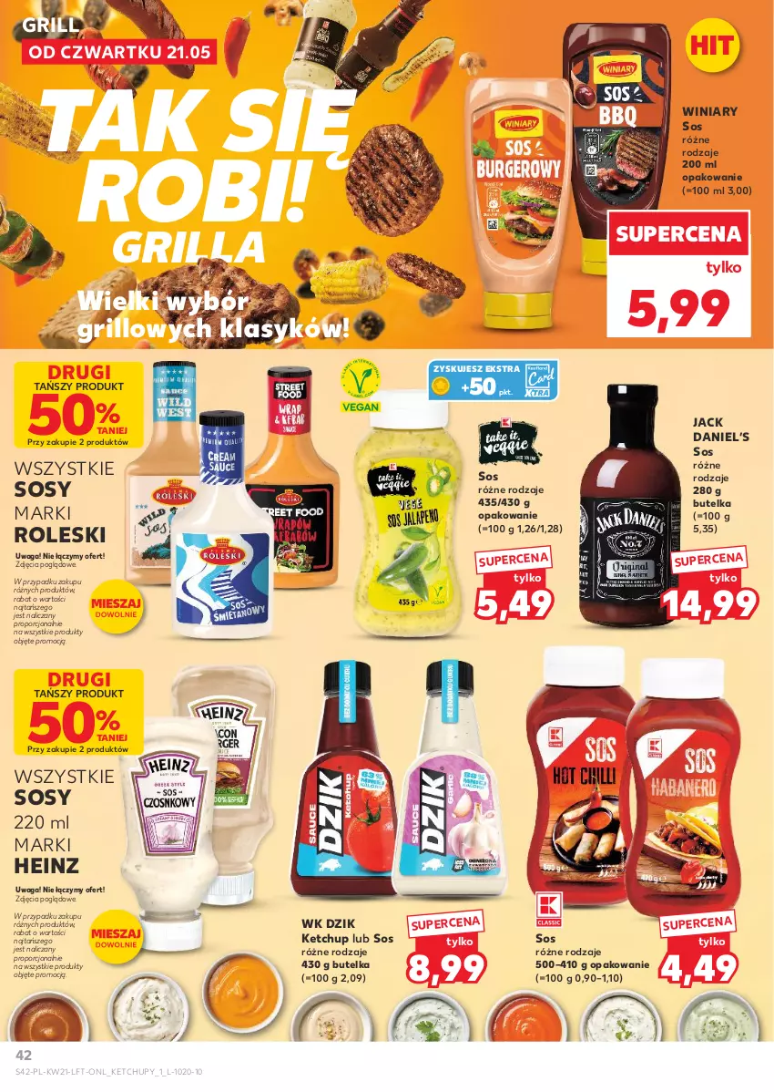 Gazetka promocyjna Kaufland - Gazetka tygodnia - ważna 21.05 do 27.05.2026 - strona 42 - produkty: Grill, Heinz, Ketchup, Por, Sos, Waga, Winiary