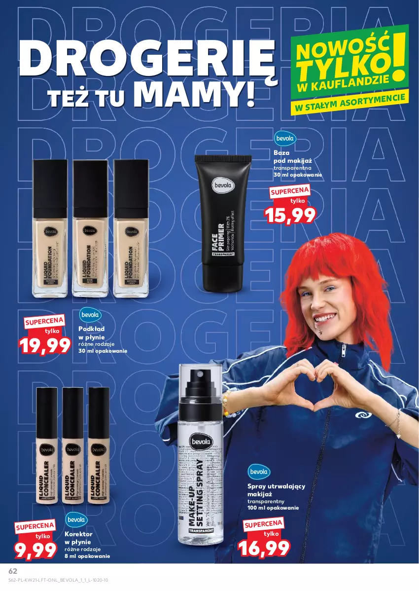Gazetka promocyjna Kaufland - Gazetka tygodnia - ważna 21.05 do 27.05.2026 - strona 62 - produkty: Makijaż, Podkład, Tran