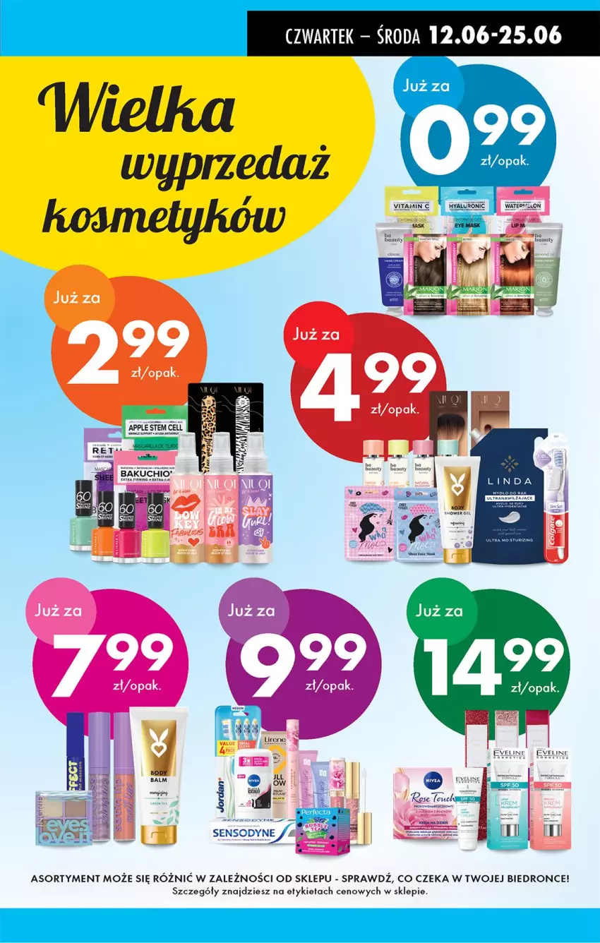 Gazetka promocyjna Biedronka - Od Czwartku - ważna 12.06 do 18.06.2025 - strona 17 - produkty: BIC, Body, Eveline, Fa, Lirene, Sensodyne, Tran