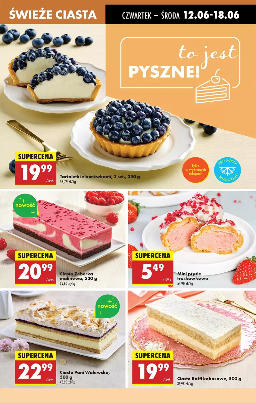Gazetka promocyjna Biedronka - Od Czwartku - ważna 12.06 do 18.06.2025 - strona 19 - produkty: Borówka, Kokos, LG, Pur, Tarta