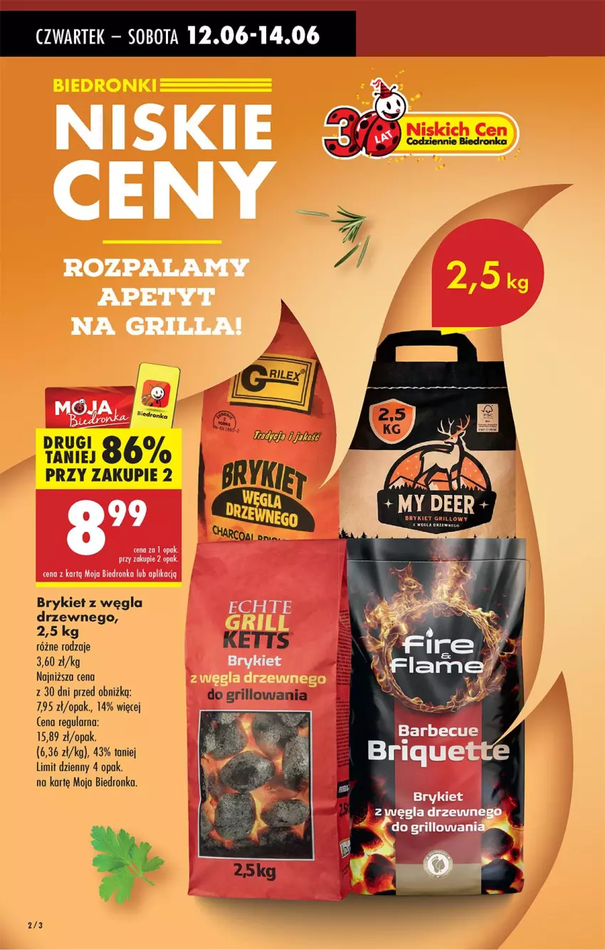 Gazetka promocyjna Biedronka - Od Czwartku - ważna 12.06 do 18.06.2025 - strona 2 - produkty: Fa, Feta, Grill, Koc