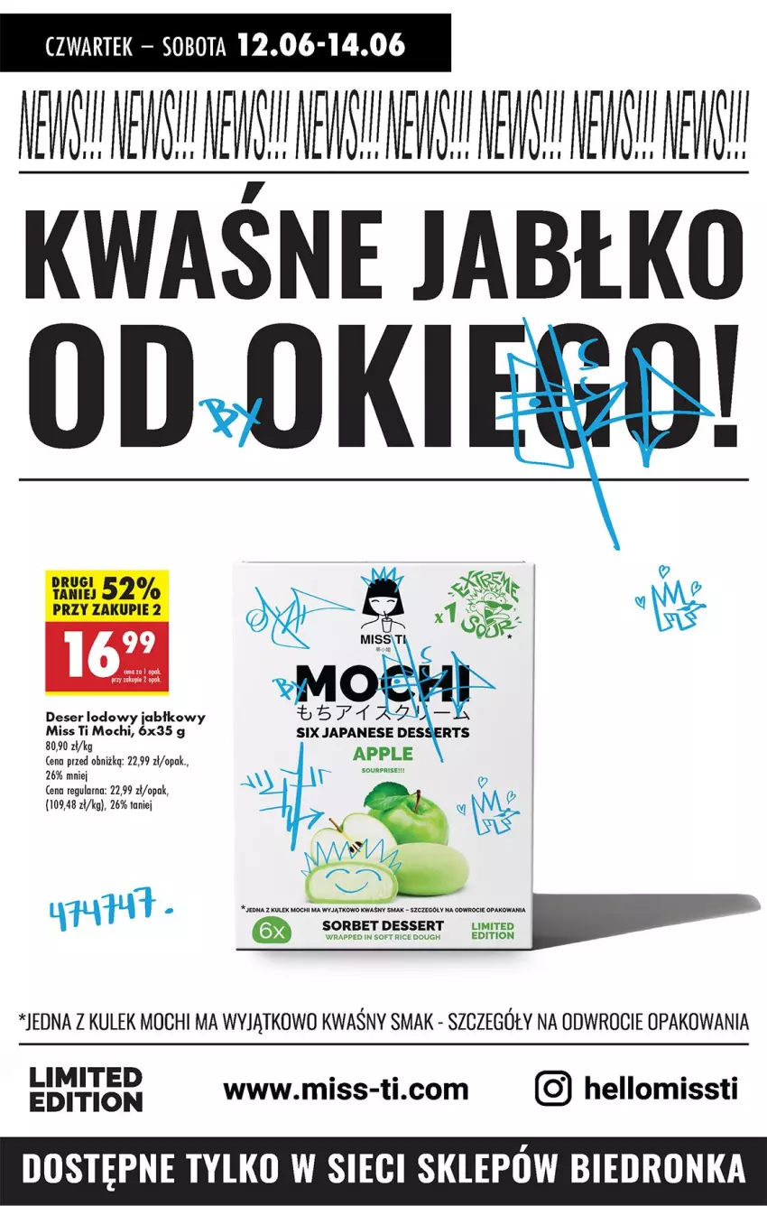 Gazetka promocyjna Biedronka - Od Czwartku - ważna 12.06 do 18.06.2025 - strona 49 - produkty: Deser, Ser