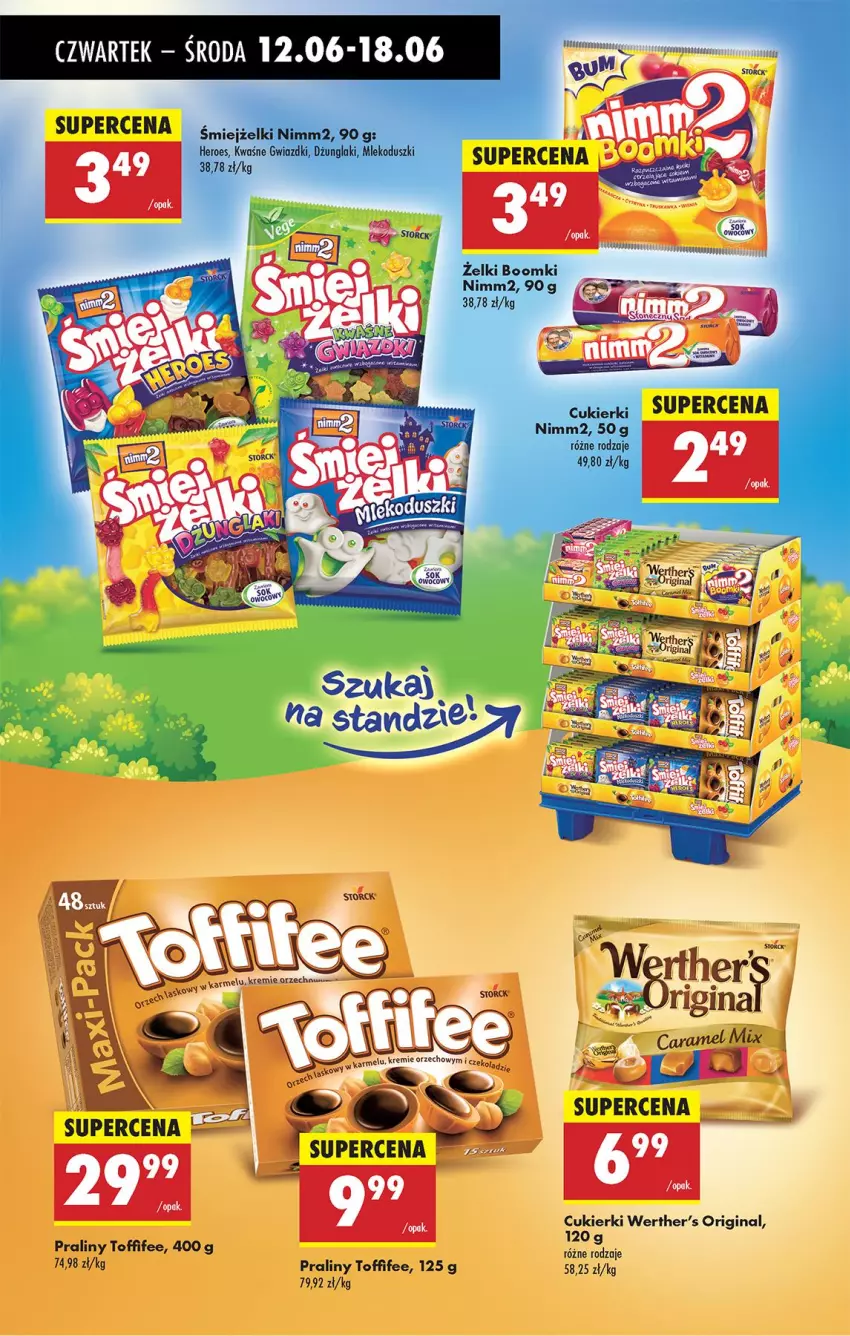 Gazetka promocyjna Biedronka - Od Czwartku - ważna 12.06 do 18.06.2025 - strona 51 - produkty: Cukier, Cukierki, Czekolada, Gin, Mleko, Nimm2, Praliny, Toffifee