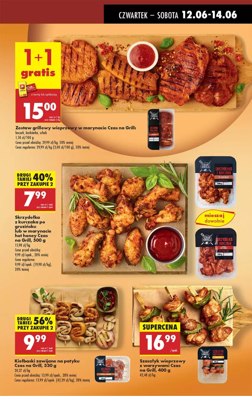 Gazetka promocyjna Biedronka - Od Czwartku - ważna 12.06 do 18.06.2025 - strona 9 - produkty: Boczek, Grill, Kurczak, LG, Rum, Ryż, Warzywa