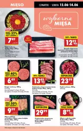 Gazetka promocyjna Biedronka - Od Czwartku - Gazetka - ważna od 18.06 do 18.06.2025 - strona 29 - produkty: Kurczak, Mięso mielone, Polędwiczka wieprzowa, Mięso z uda kurczaka, Tatar wołowy, Karkówka wieprzowa, Tera, Burger, Kotlet, Boczek, Mięso, Boczek wieprzowy