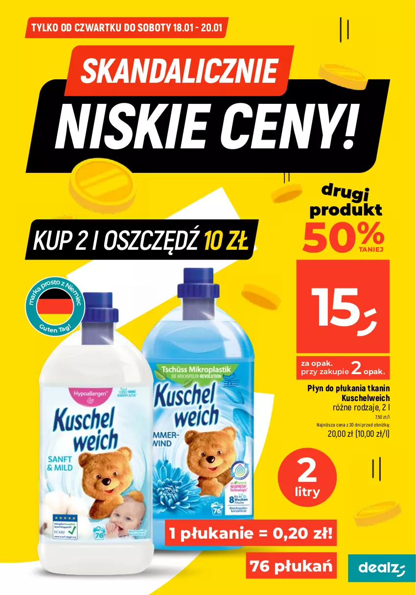 Gazetka promocyjna Dealz - MAKE A DEALZ - ważna 18.01 do 24.01.2024 - strona 5 - produkty: Płyn do płukania