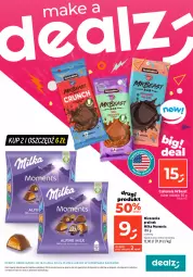 Gazetka promocyjna Dealz - MAKE A DEALZ - Gazetka - ważna od 24.01 do 24.01.2024 - strona 1 - produkty: Czekolada, Moments, Milka