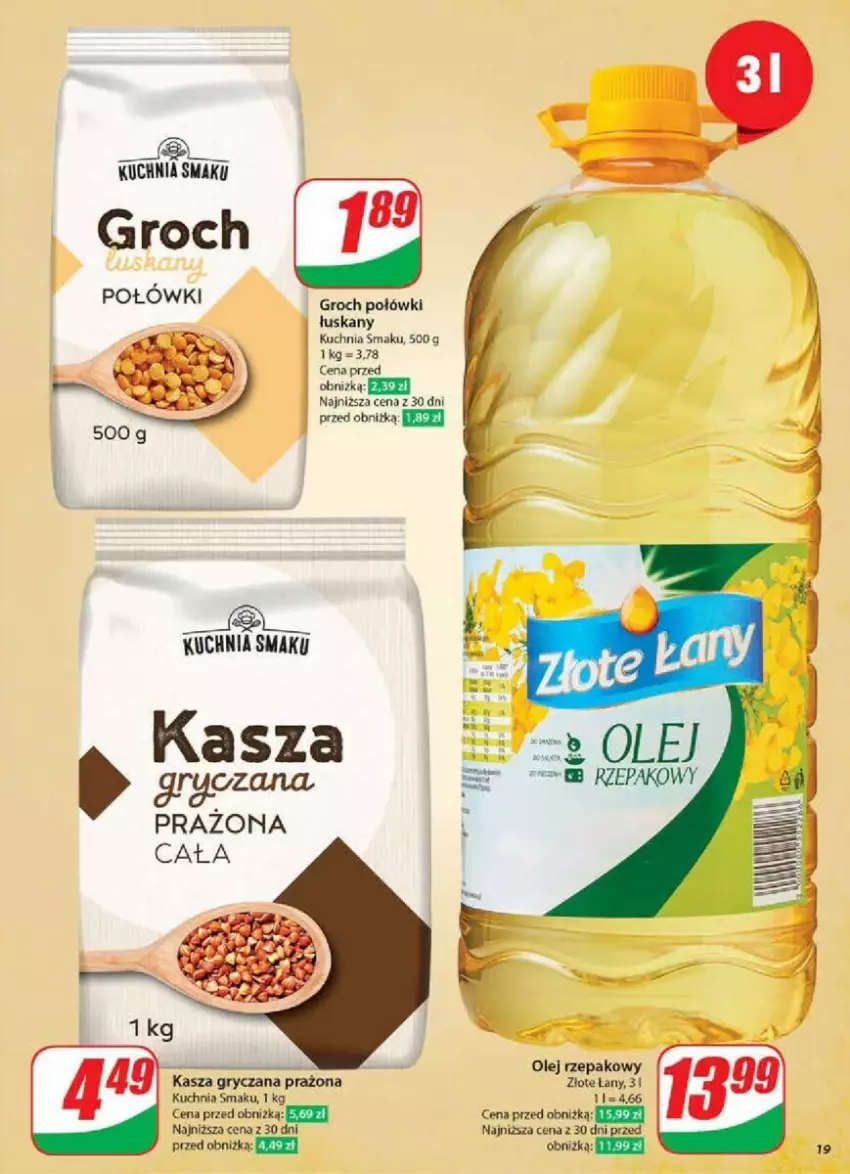 Gazetka promocyjna Dino - ważna 30.10 do 05.11.2024 - strona 11 - produkty: Groch, Gry, Kasza, Kasza gryczana, Kuchnia, Olej, Olej rzepakowy