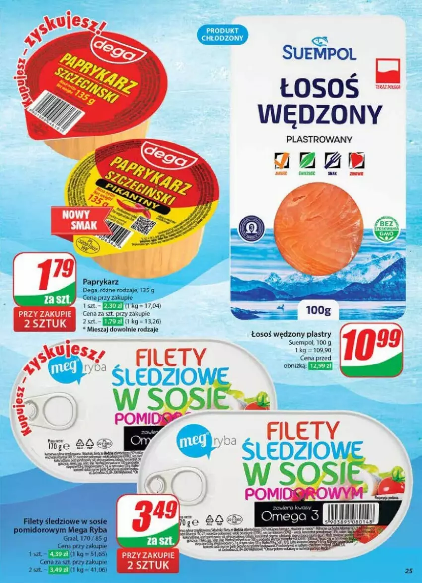 Gazetka promocyjna Dino - ważna 30.10 do 05.11.2024 - strona 18 - produkty: Dega, Papryka, Paprykarz, Suempol